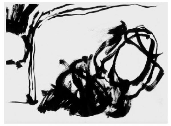Sans titre, encre de chine sur papier, 40x30cm