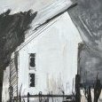 Nadine Fabry, Cabane, 2024, encre sur toile, (…)
