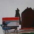 Sans titre, 2023, acrylique sur toile, 30 x 40 cm